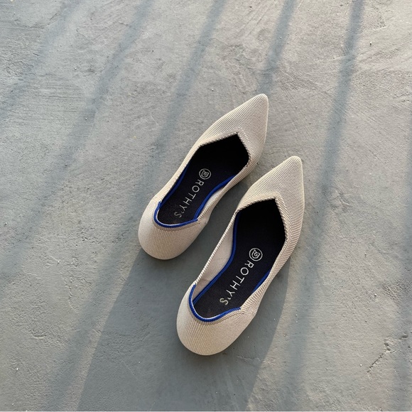 🚫SOLD | Rothy’s 7 // The Point / Retired Flax Birdseye - Picture 2 of 5